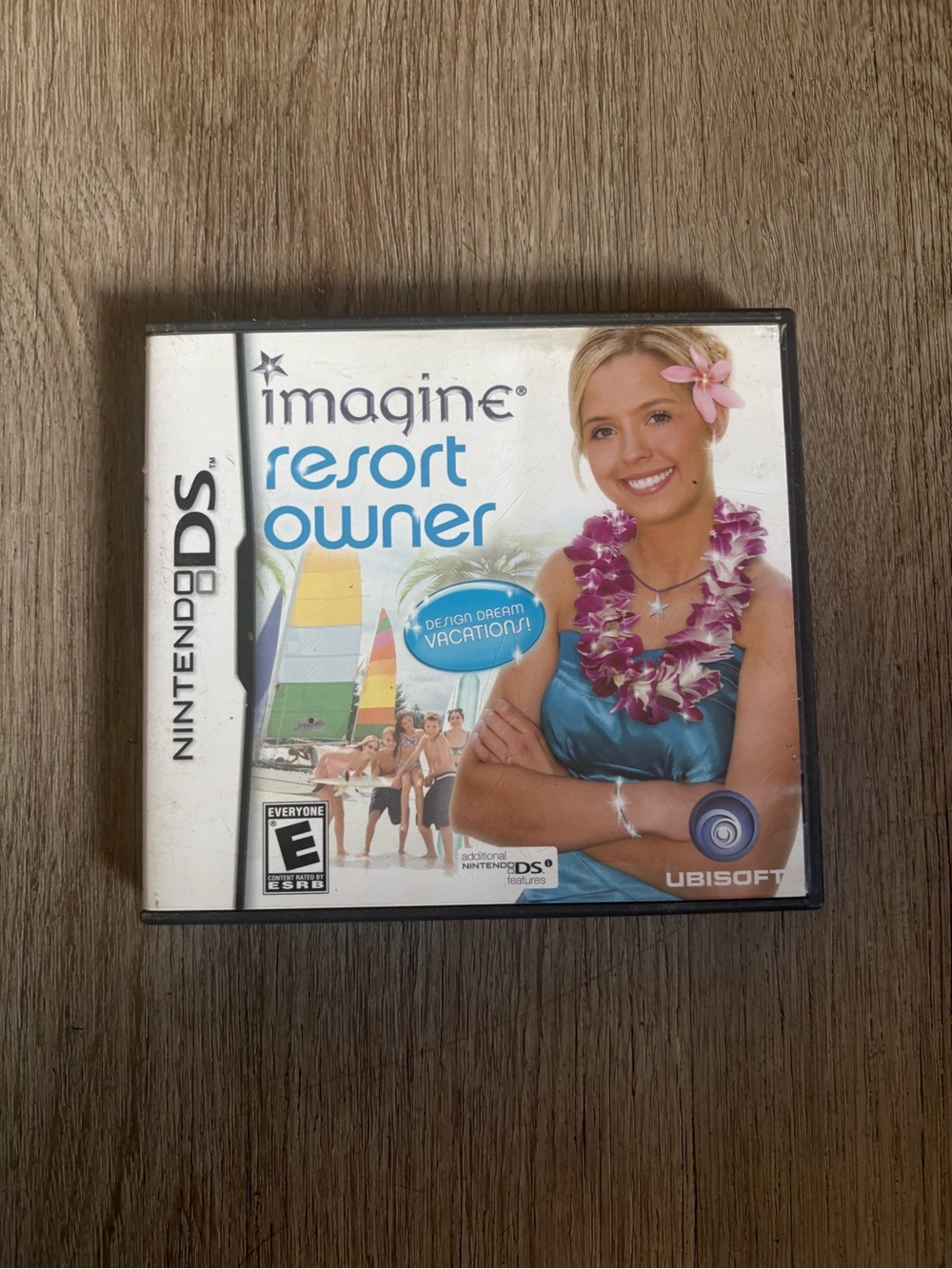 Imagine: Resort Manager (Nintendo DS) - Blue/Tan Back Cover